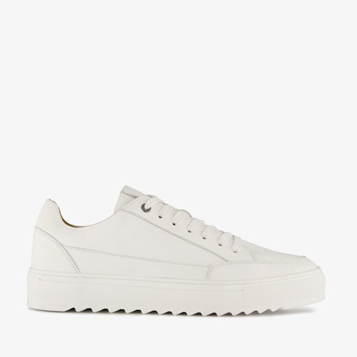 Leren heren sneakers wit