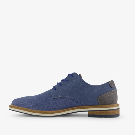Heren veterschoenen blauw