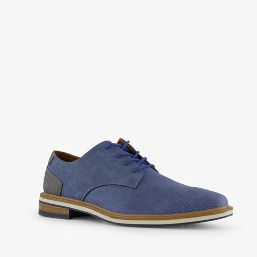 Heren veterschoenen blauw