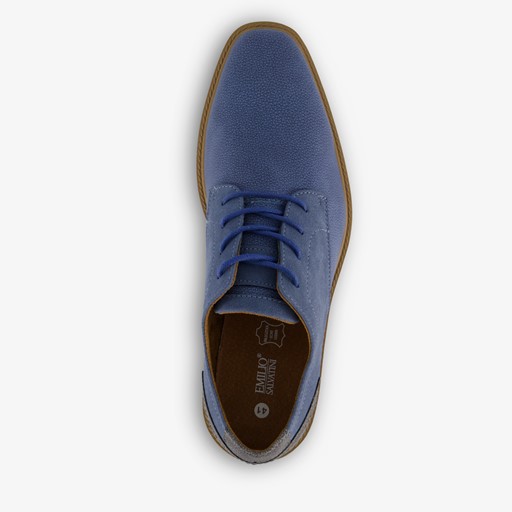 Heren veterschoenen blauw