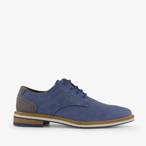 Heren veterschoenen blauw