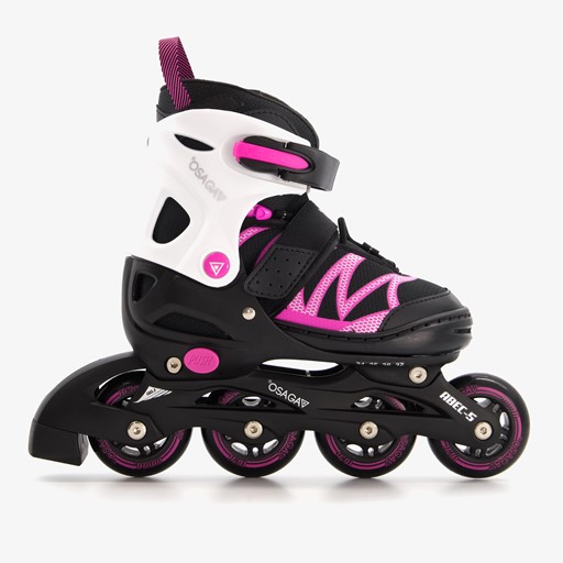 Verstelbare semi-softboot skeelers roze