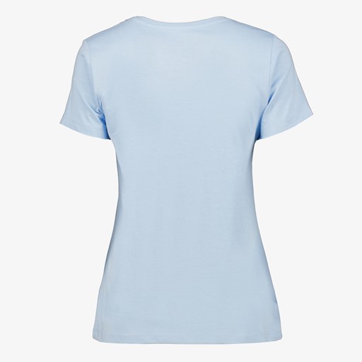 Dames T-shirt met print lichtblauw