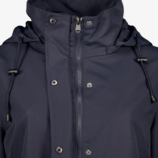 Dames parka jas donkerblauw