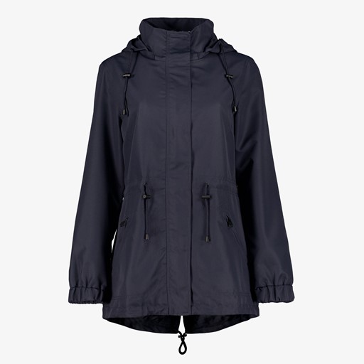 Dames parka jas donkerblauw