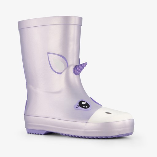 Kinder regenlaarzen unicorn paars