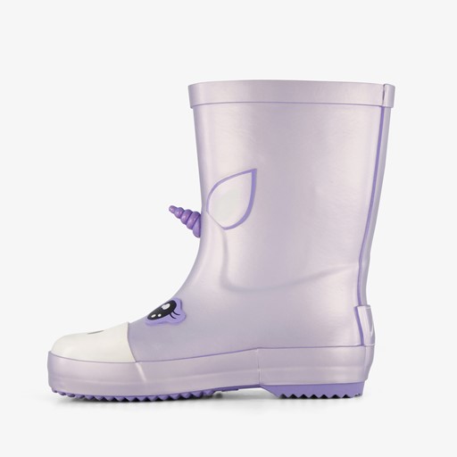 Kinder regenlaarzen unicorn paars