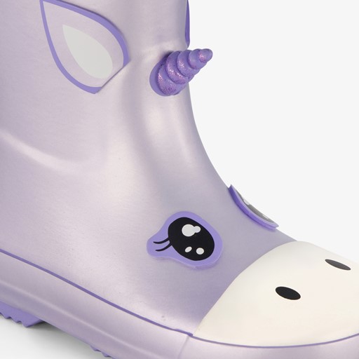 Kinder regenlaarzen unicorn paars