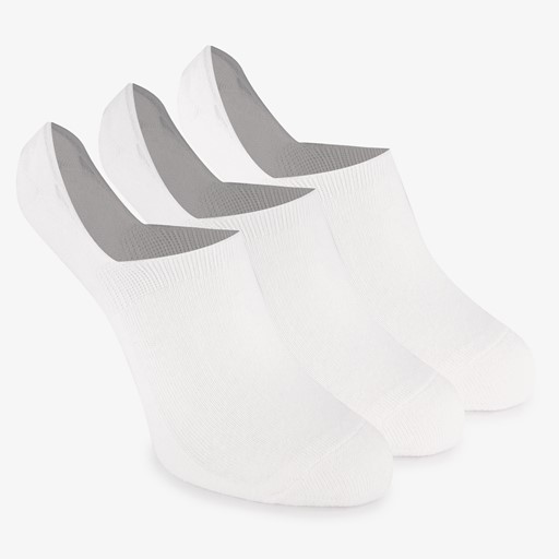 3 paar heren badstof sneakersokken wit