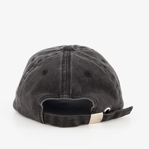 Jongens pet met smiley grijs