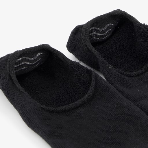 3 paar heren badstof sneakersokken zwart