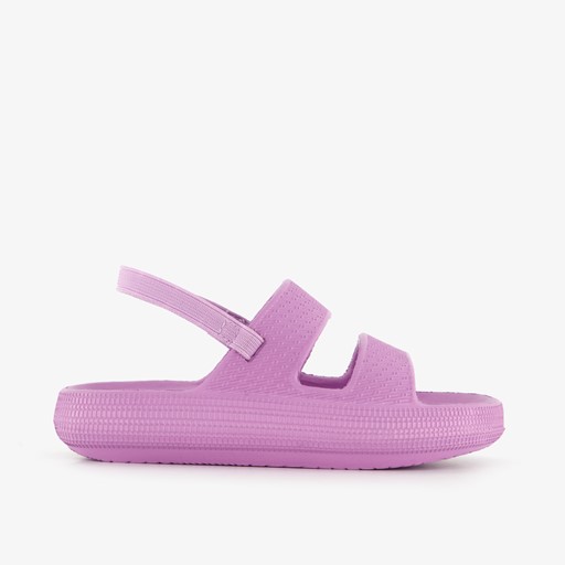 Meisjes sandalen met hielbandje lila