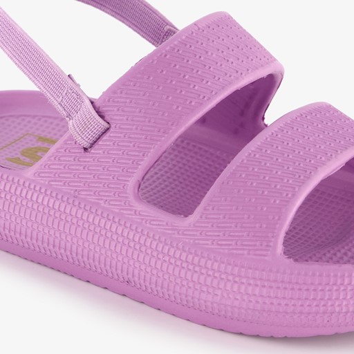 Meisjes sandalen met hielbandje lila