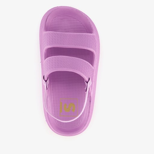 Meisjes sandalen met hielbandje lila