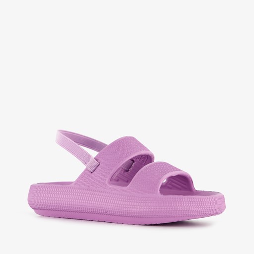 Meisjes sandalen met hielbandje lila