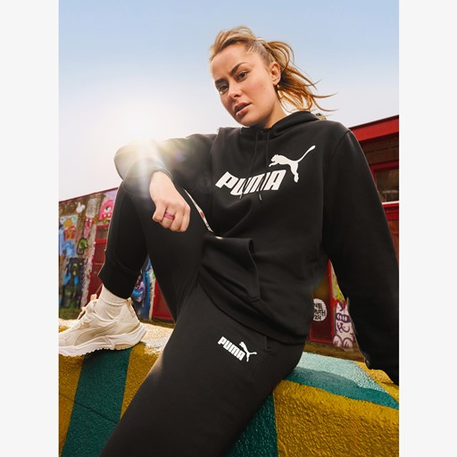 Essentials Big Logo dames sportvest zwart