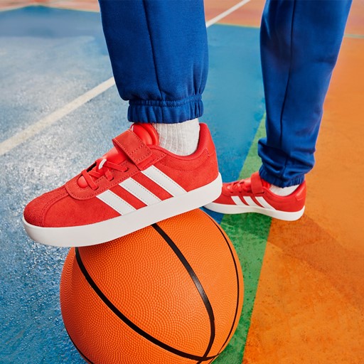 VL Court 3.0 kinder sneakers rood wit