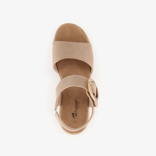 Dames sandalen beige