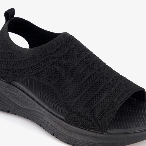 Dames sandalen zwart