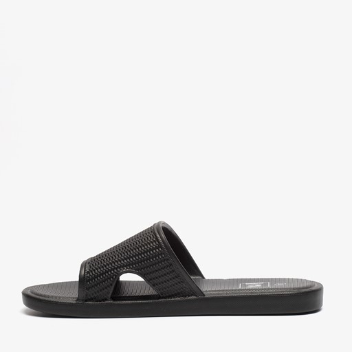 Dames badslippers zwart