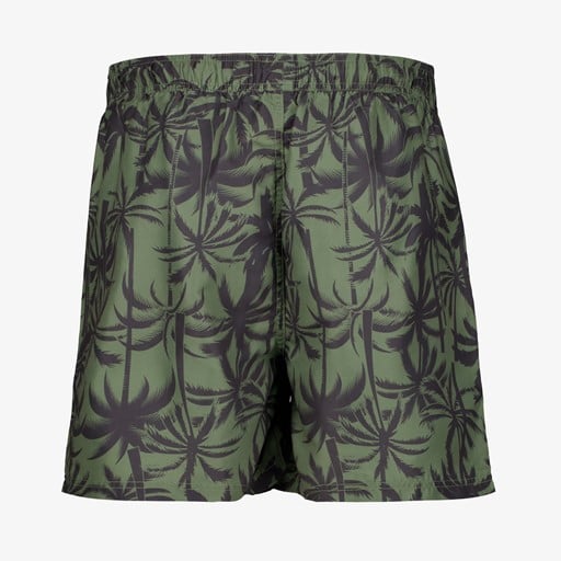 Heren zwemshort met palmbomen groen