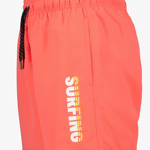 Heren zwemshort koraal