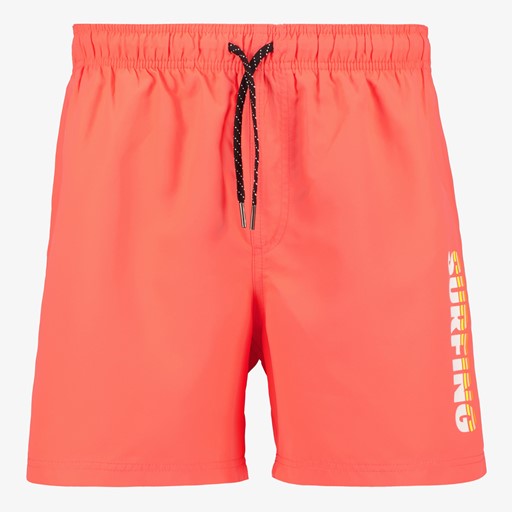 Heren zwemshort koraal