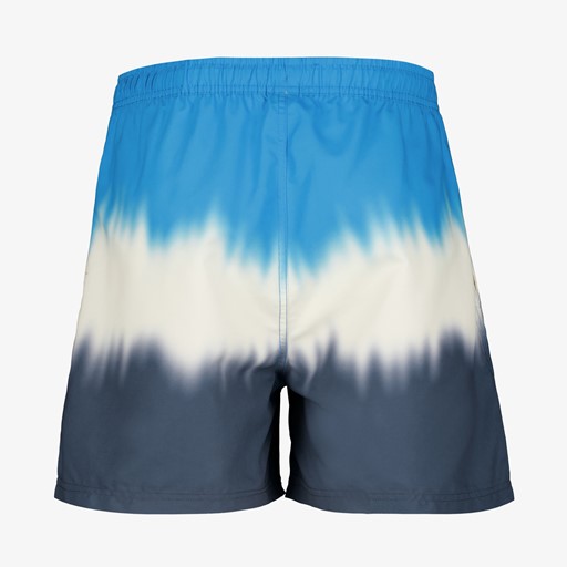 Heren zwemshort met print blauw