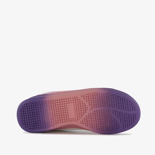 Meisjes sneakers met smiley wit pastel