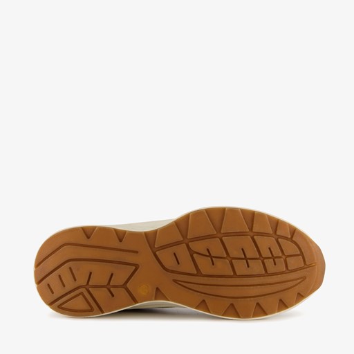 Dames dad sneakers beige