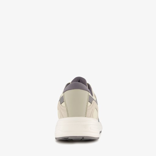 Heren dad sneakers beige grijs