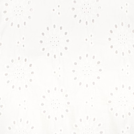 Dames blouse met broderie wit