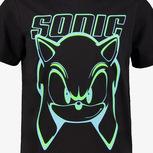 Sonic jongens T-shirt zwart groen