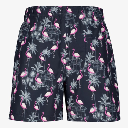 Heren zwemshort flamingo zwart