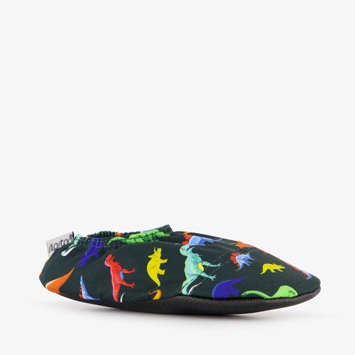 Kinder schoenen zwart met dino