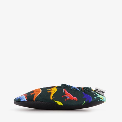 Kinder schoenen zwart met dino