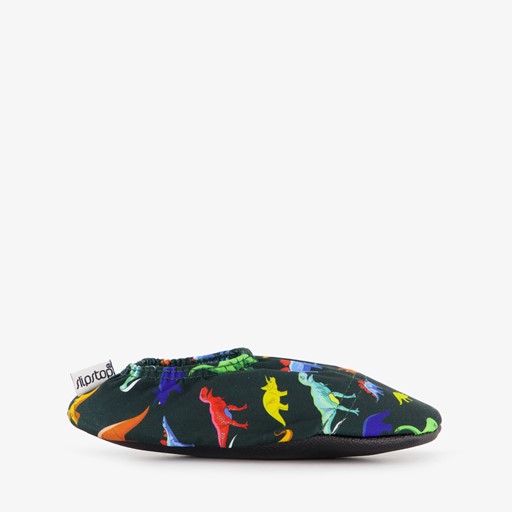 Kinder schoenen zwart met dino