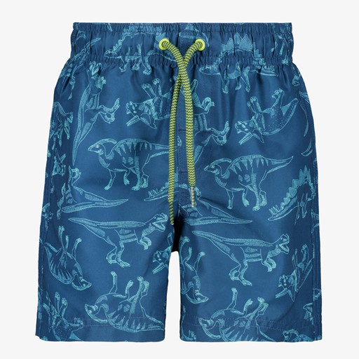Jongens zwemshort met dino's blauw