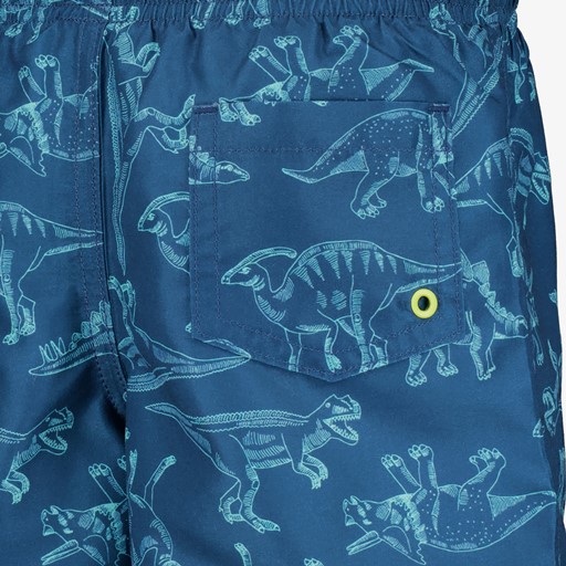 Jongens zwemshort met dino's blauw