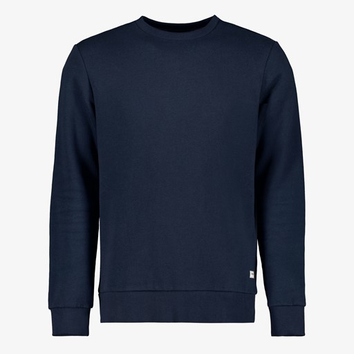 Heren sweater donkerblauw