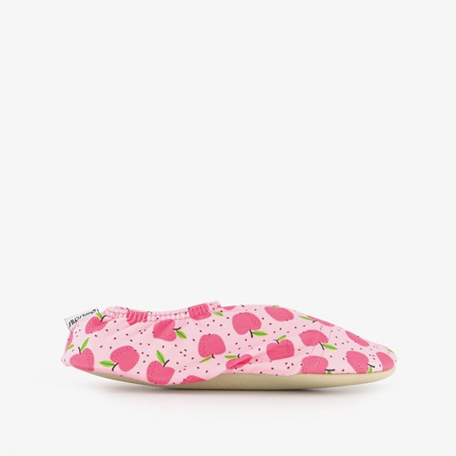 Kinder schoenen roze met appeltjes