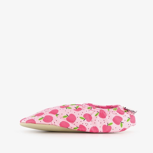 Kinder schoenen roze met appeltjes
