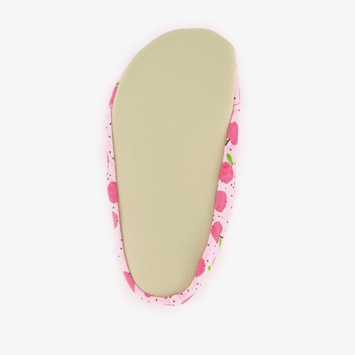 Kinder schoenen roze met appeltjes