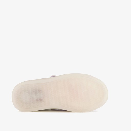 Meisjes sneakers met lichtjes wit roze