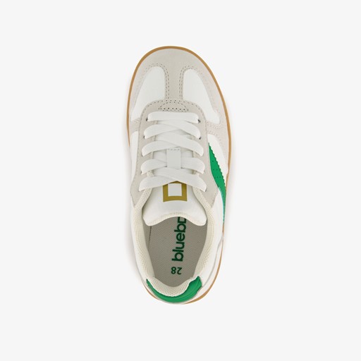 Jongens sneakers wit groen