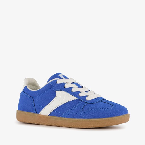 Jongens sneakers blauw wit