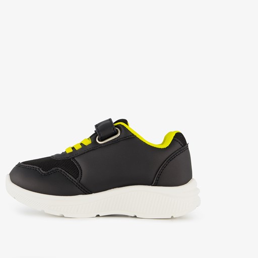 Jongens sneakers met lichtjes zwart geel