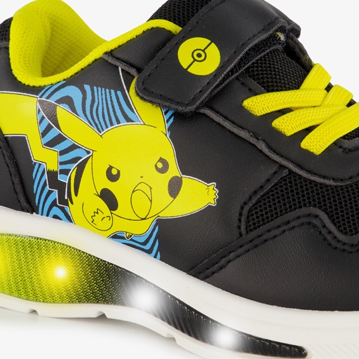 Jongens sneakers met lichtjes zwart geel