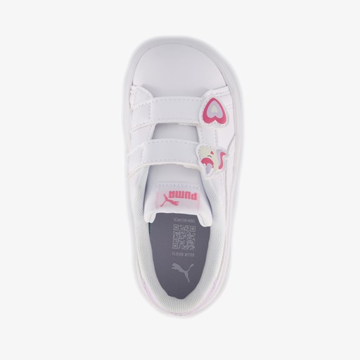 Smash 3.0 Badges meisjes sneakers wit