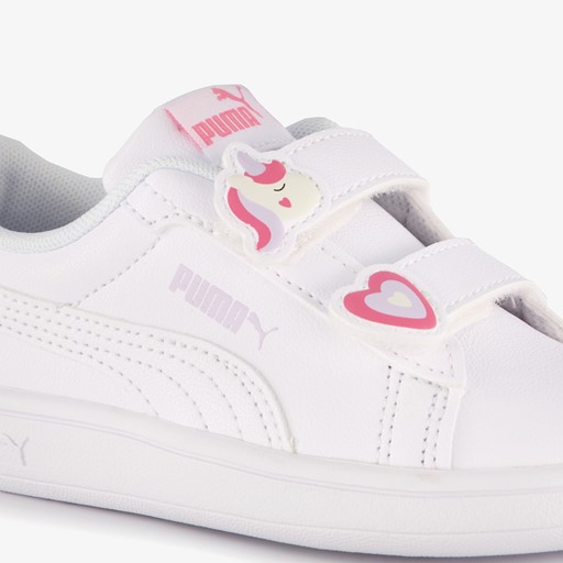 Smash 3.0 Badges meisjes sneakers wit